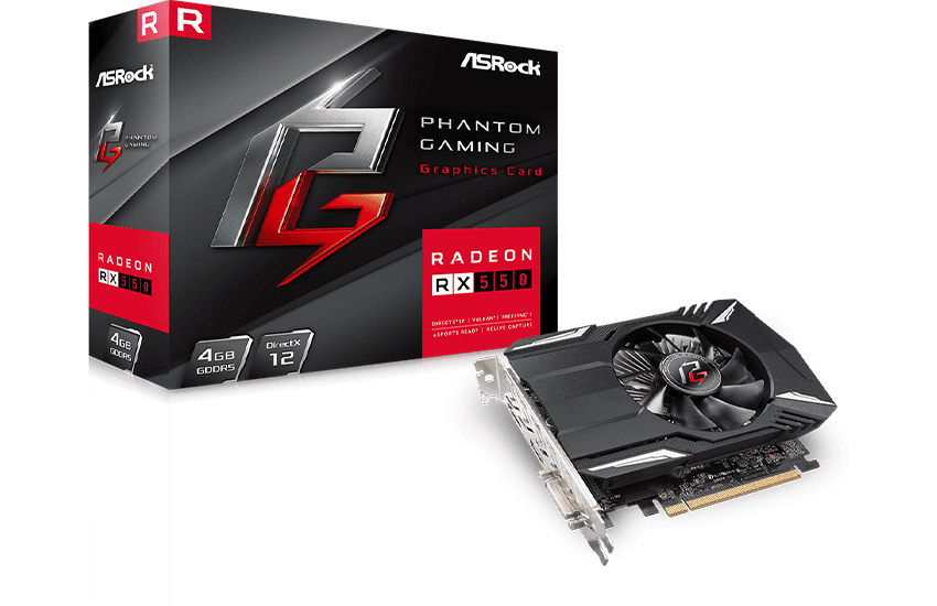 Phantom Gaming Radeon RX550 4G