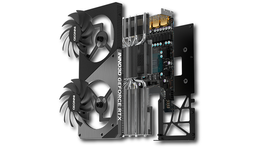 INNO3D GeForce RTX 4070 GDDR6 TWIN X2 12GB GDDR6