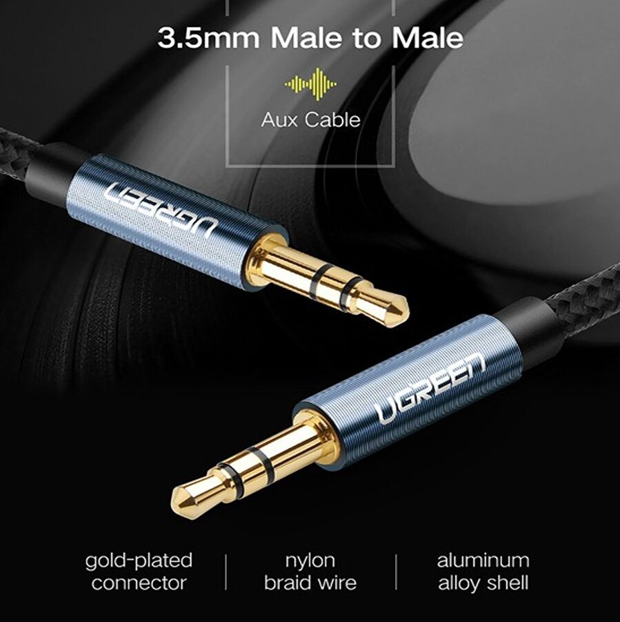 Cáp Audio 3.5mm Ugreen 10689 (dài 5M)