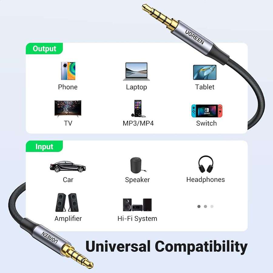 Cáp Audio 3.5mm Ugreen 20785
