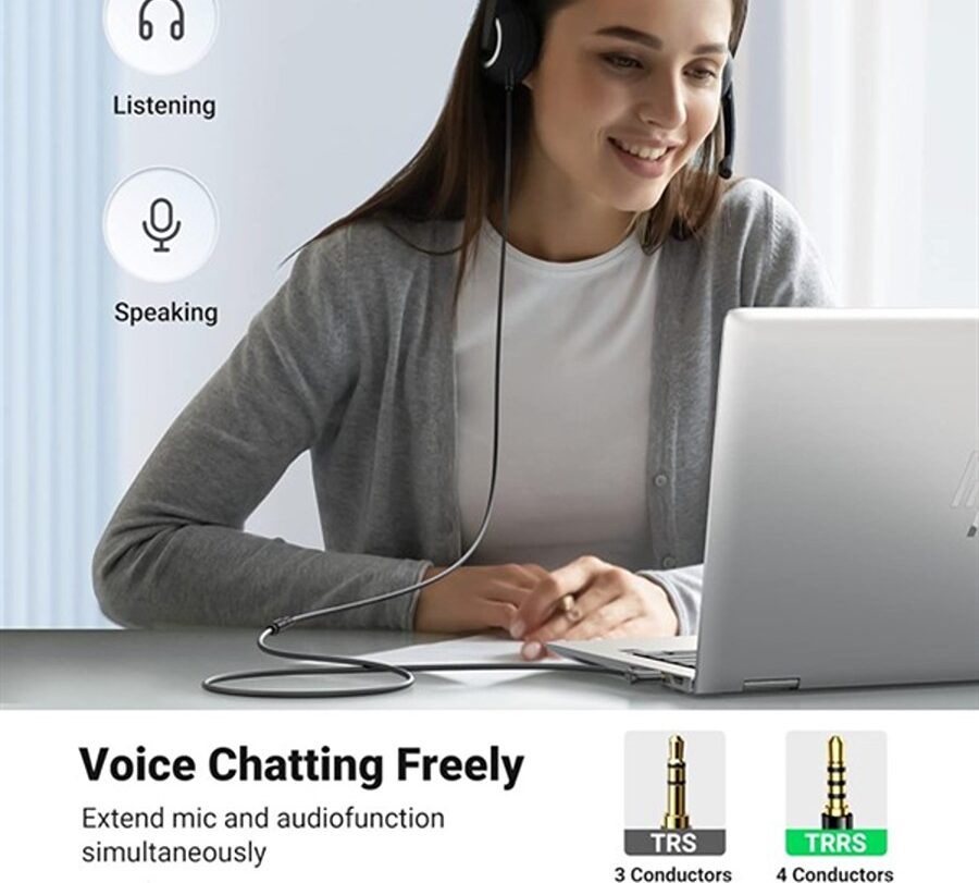 Cáp audio nối dài Ugreen 20496