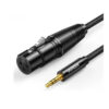 Cáp Audio Ugreen 20763 3.5mm to XLR (Dài 1m)