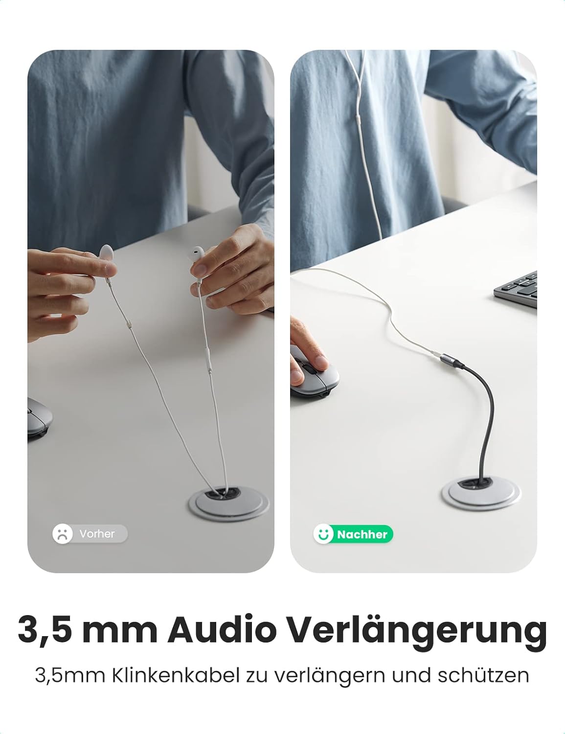 Cáp audio Ugreen 50241 3.5mm nối dài