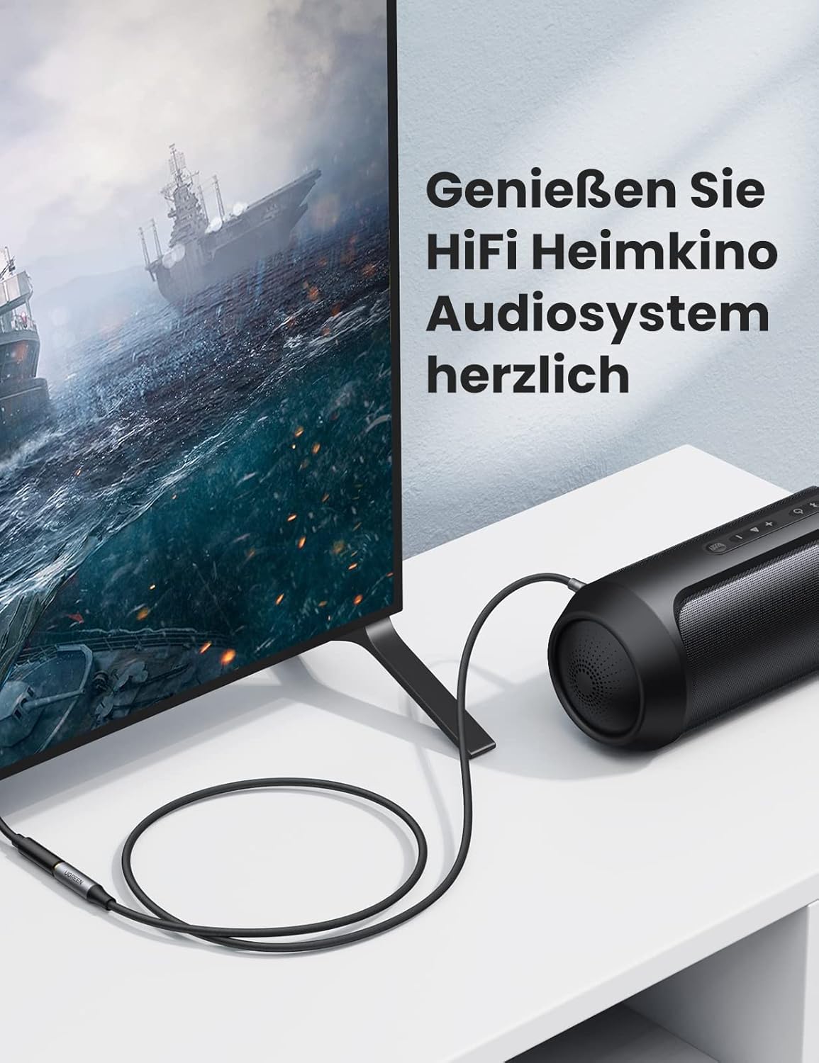 Cáp audio Ugreen 50241 3.5mm nối dài