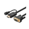 Cáp Chuyển HDMI To VGA UGREEN 30449 Dài 1.5M, Đen
