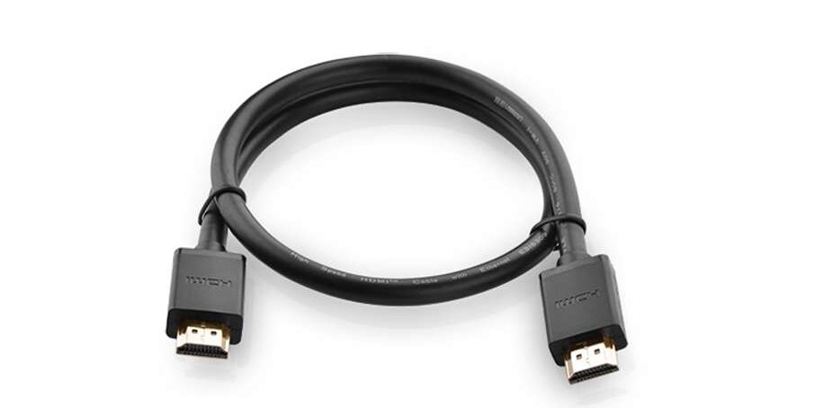 Cáp HDMI Ugreen 10106 2.0 (Dài 1m, Hỗ Trợ 4K60Hz, 3D, HDR)