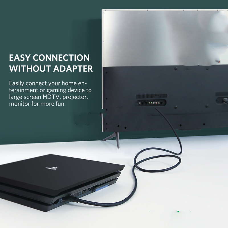 Cáp HDMI Ugreen 10295 (Dài 8m, Hỗ Trợ 4Kx2K, 3D, Full HD)