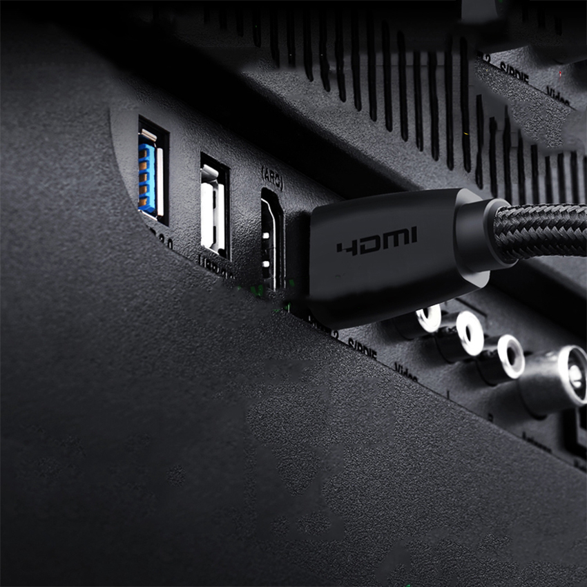 Cáp HDMI Ugreen 10295 (Dài 8m, Hỗ Trợ 4Kx2K, 3D, Full HD)
