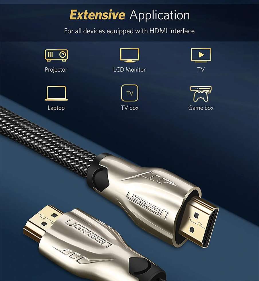 cáp hdmi ugreen 11197, ugreen 11197, cáp hdmi 1.4 ugreen, dây hdmi dài 15m, cáp hdmi 3d 4k2k, dây hdmi bọc sợi nylon, hdmi ugreen chống nhiễu, cáp hdmi full hd ugreen 11197, hdmi 15m ugreen