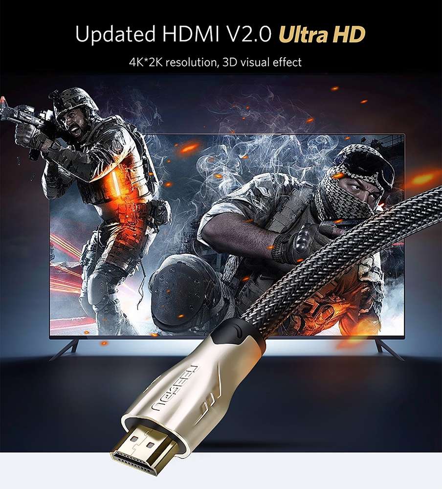cáp hdmi ugreen 11197, ugreen 11197, cáp hdmi 1.4 ugreen, dây hdmi dài 15m, cáp hdmi 3d 4k2k, dây hdmi bọc sợi nylon, hdmi ugreen chống nhiễu, cáp hdmi full hd ugreen 11197, hdmi 15m ugreen