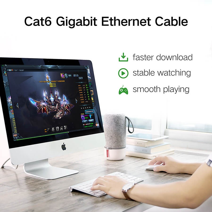 Cáp Mạng Ugreen 50174 Cat6 (Dài 2M)