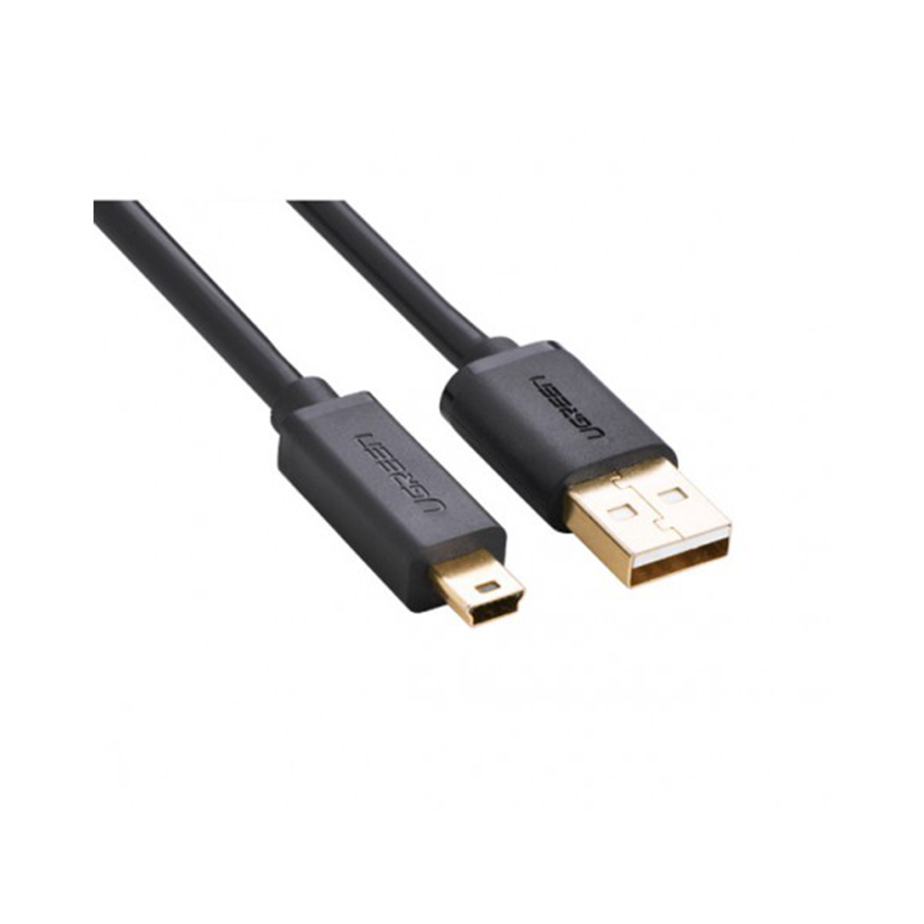 Cáp Mini USB to USB Ugreen 10385 2.0 (Dài 1.5m, Đen)