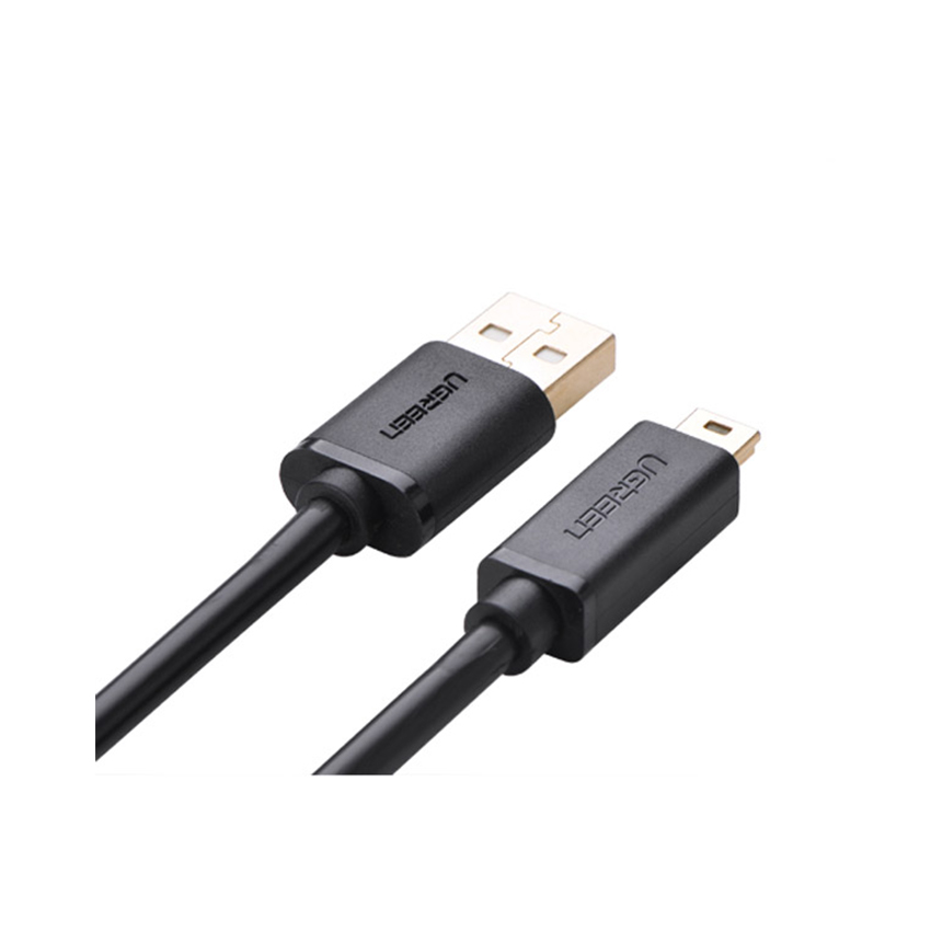 Cáp Mini USB to USB Ugreen 10385 2.0 (Dài 1.5m, Đen)