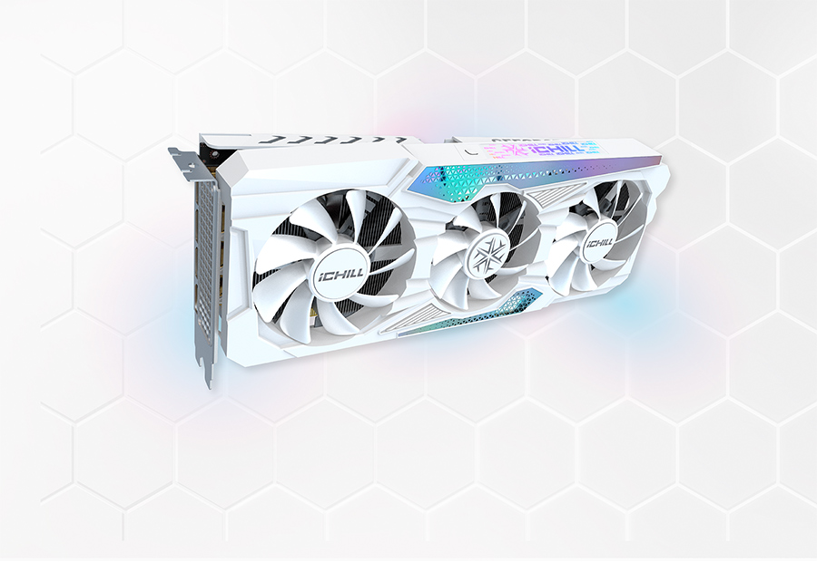 Card màn hình INNO3D GeForce RTX 4060 Ti iChill X3 8GB GDDR6 (WHITE)