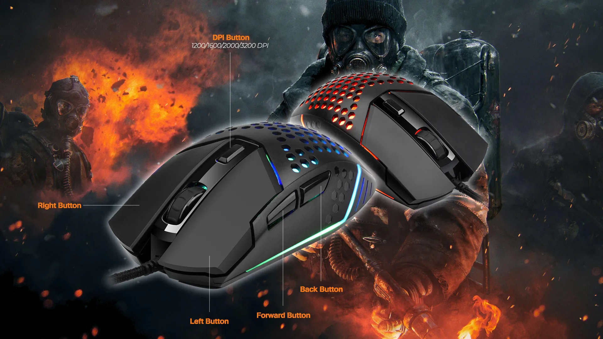 Chuột Gaming Zadez G-151M Đen