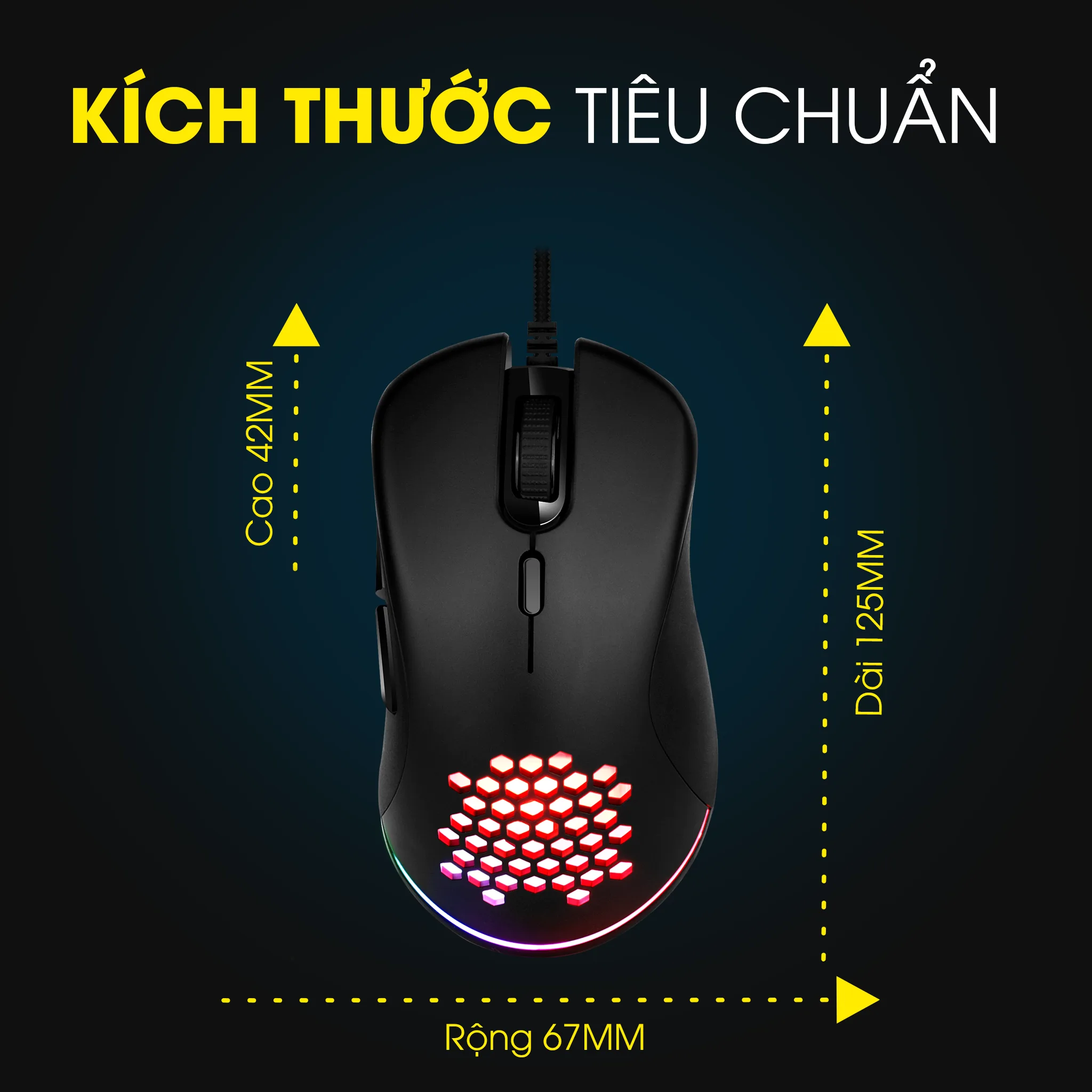 Chuột Gaming Zadez G-153M Đen