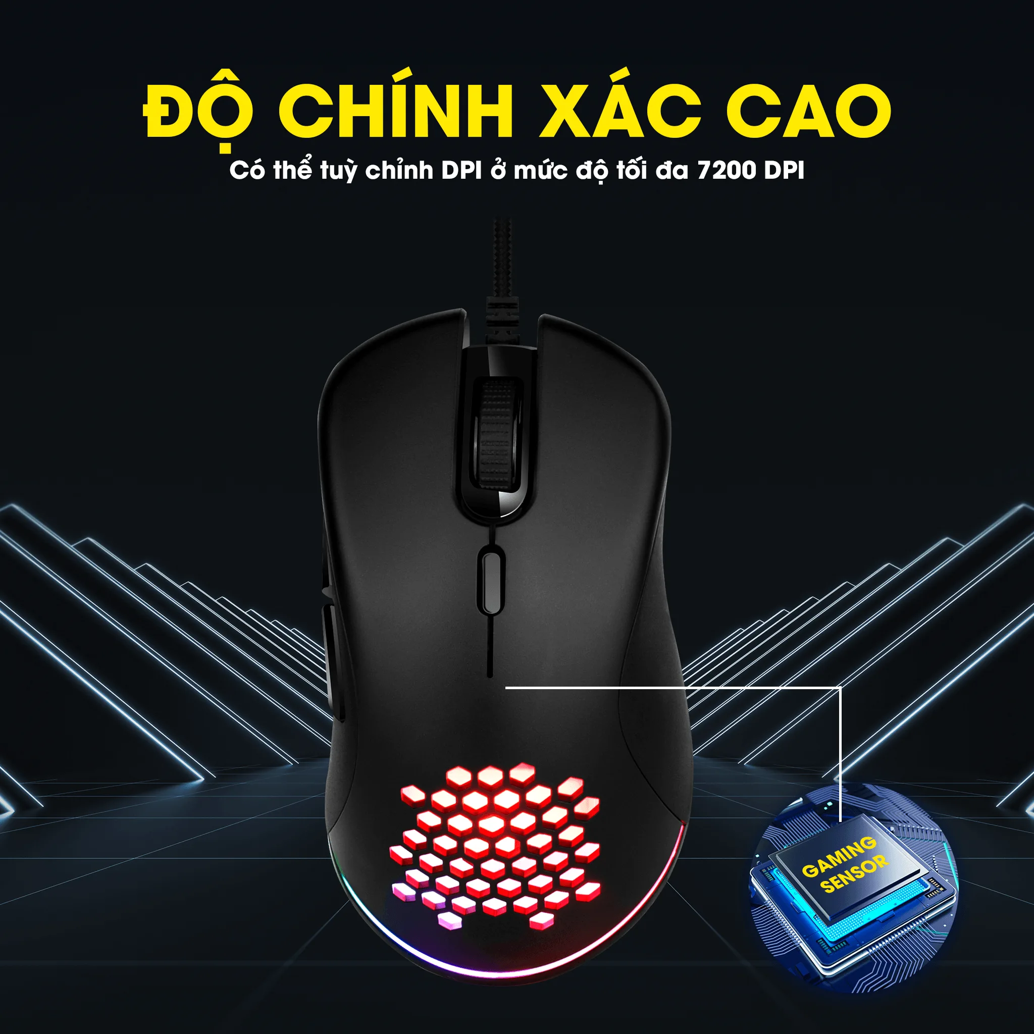 Chuột Gaming Zadez G-153M Đen