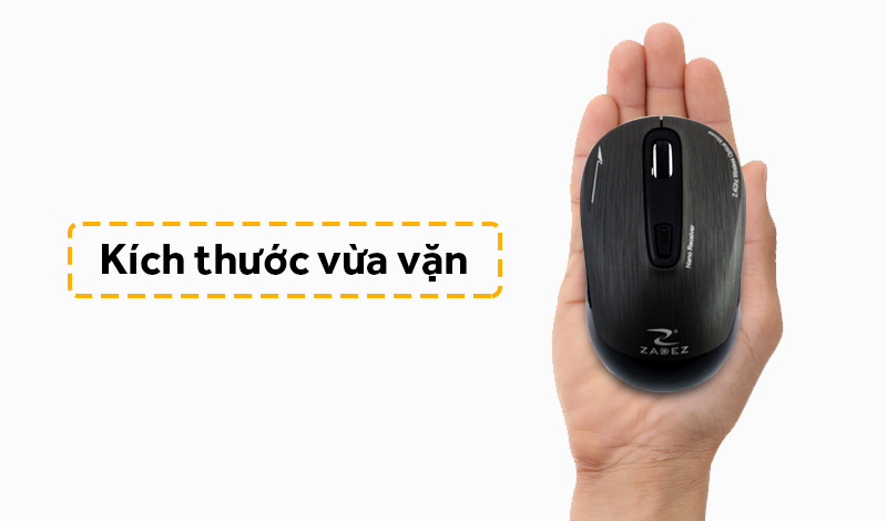 Chuột Không Dây Zadez M-325B Đen