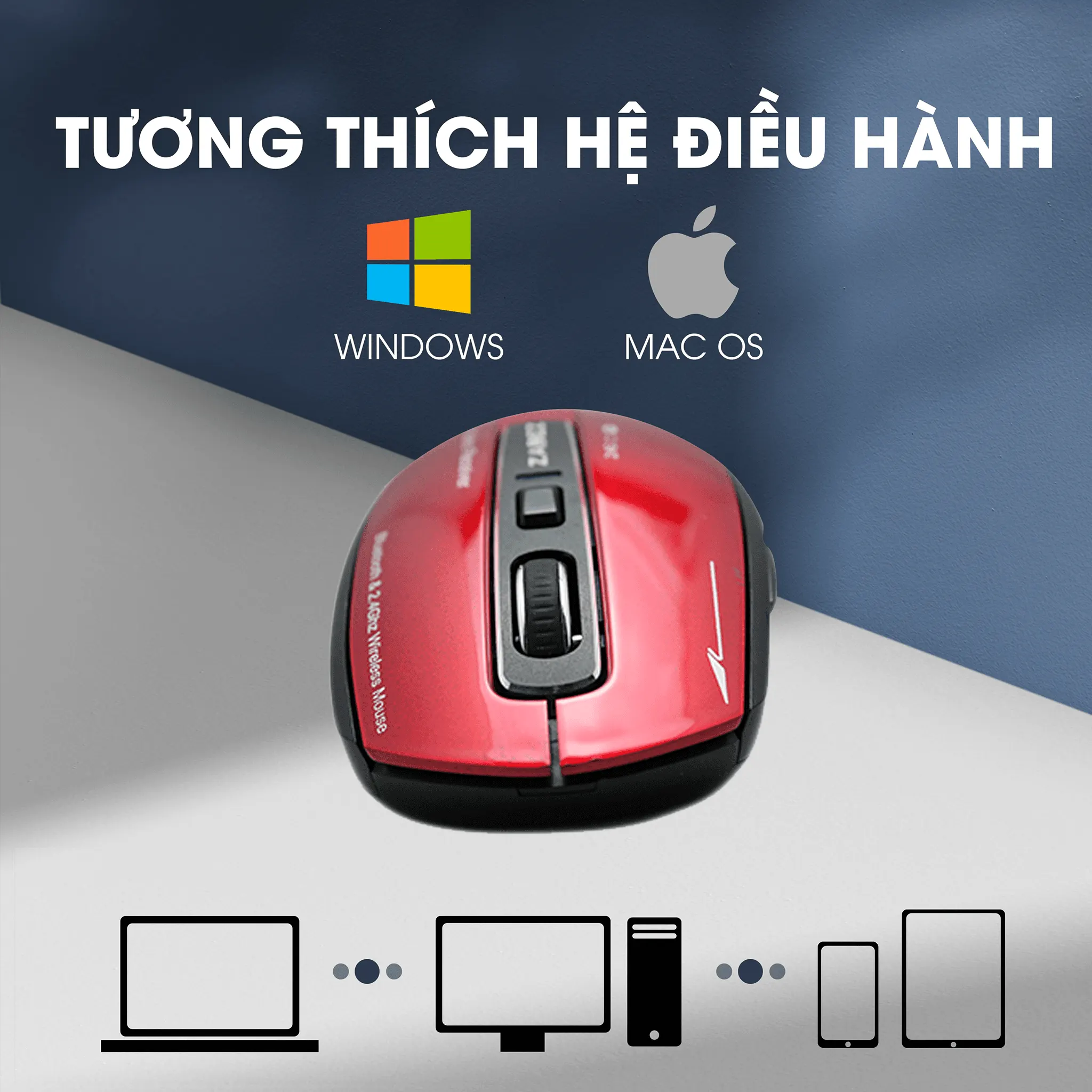 Chuột Không Dây Zadez M-350RD Đỏ