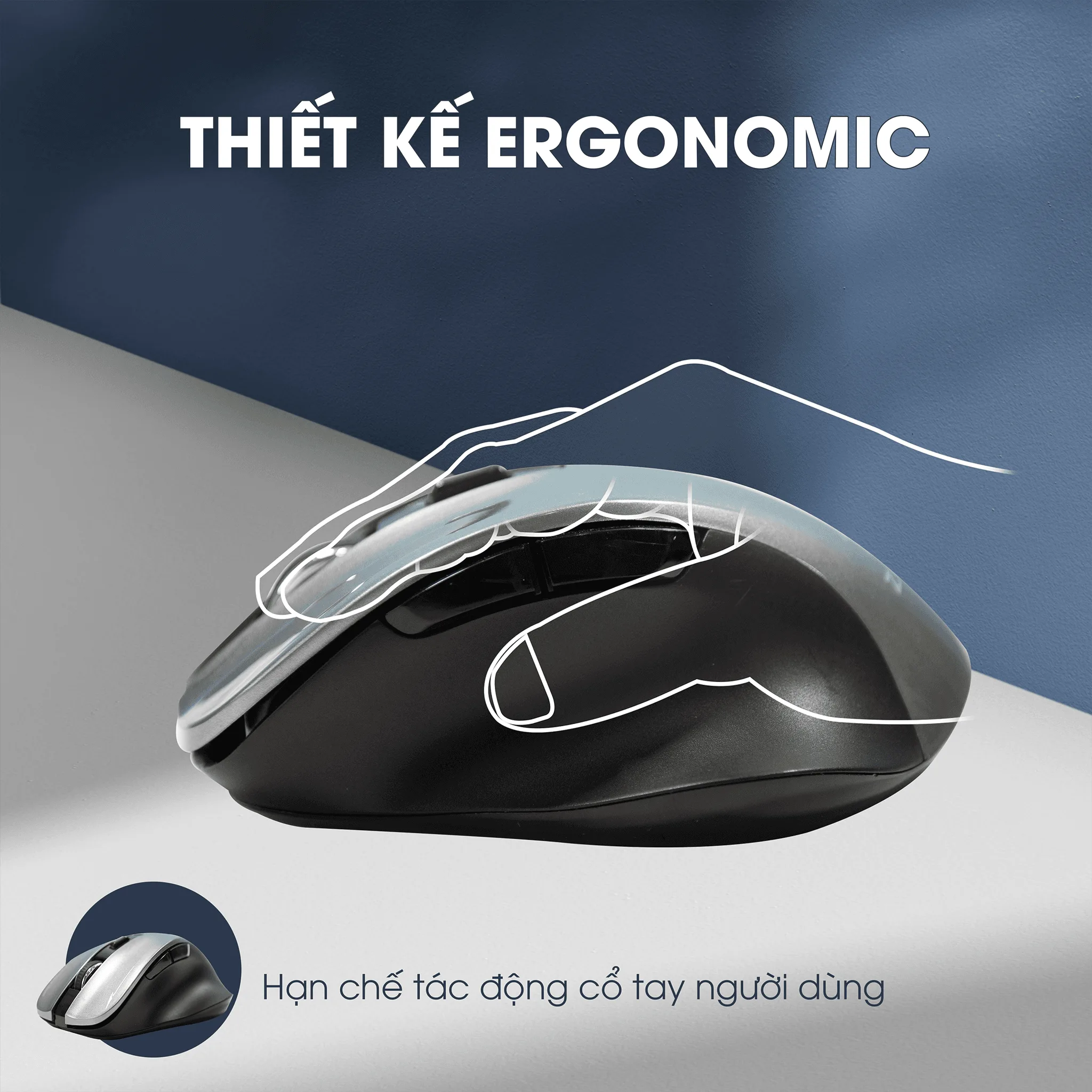 Chuột Không Dây Zadez M-353 Xám