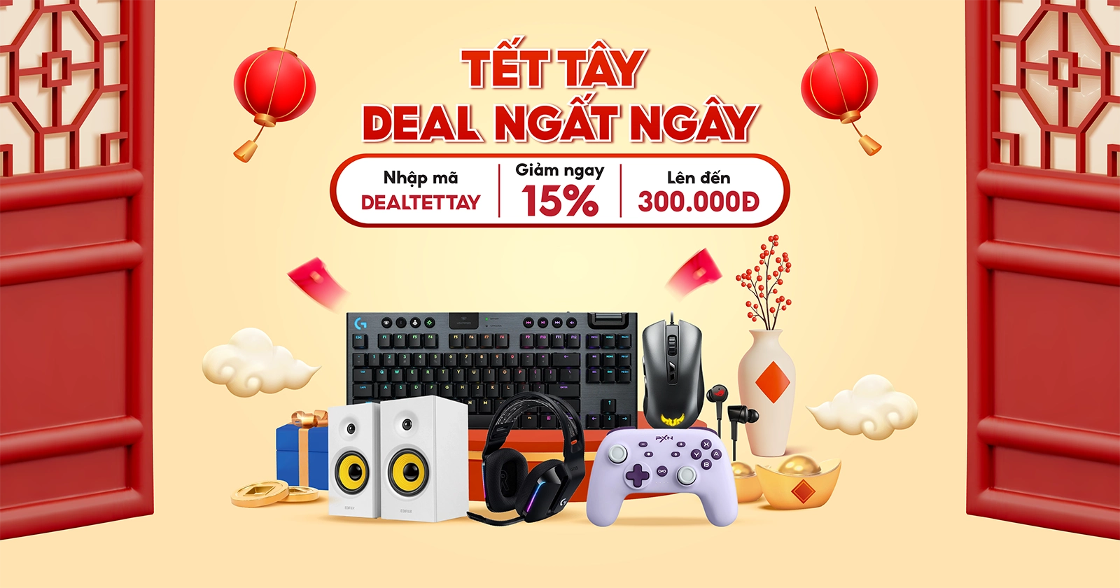 Tết Tây Ưu Đãi Đến 15% Khi Đặt Hàng Tại Website Nguyễn Vũ Store