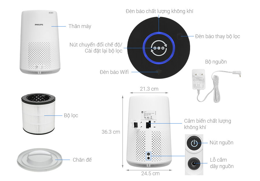 Máy lọc không khí Philips AC0650/20