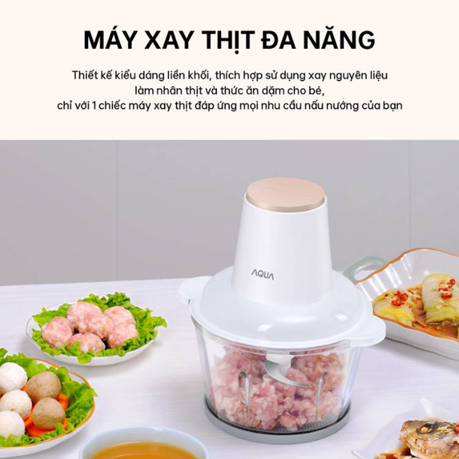 Máy xay thịt AQUA AQS-GGS201R-(W)-VN