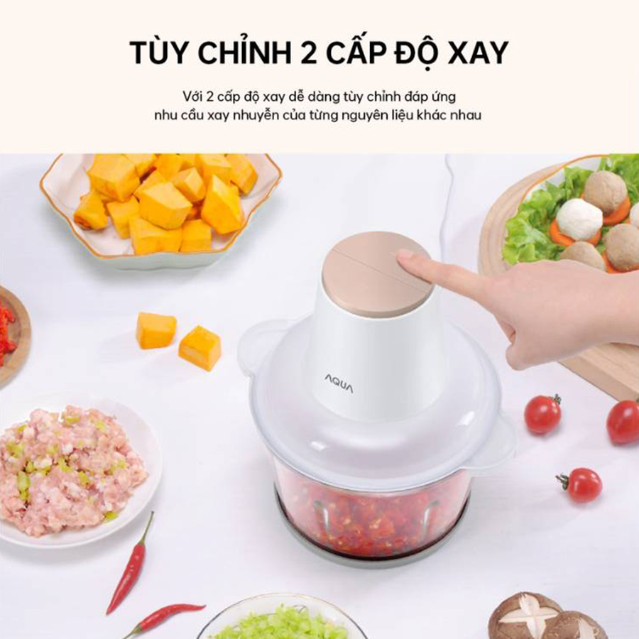 Máy xay thịt AQUA AQS-GGS201R-(W)-VN