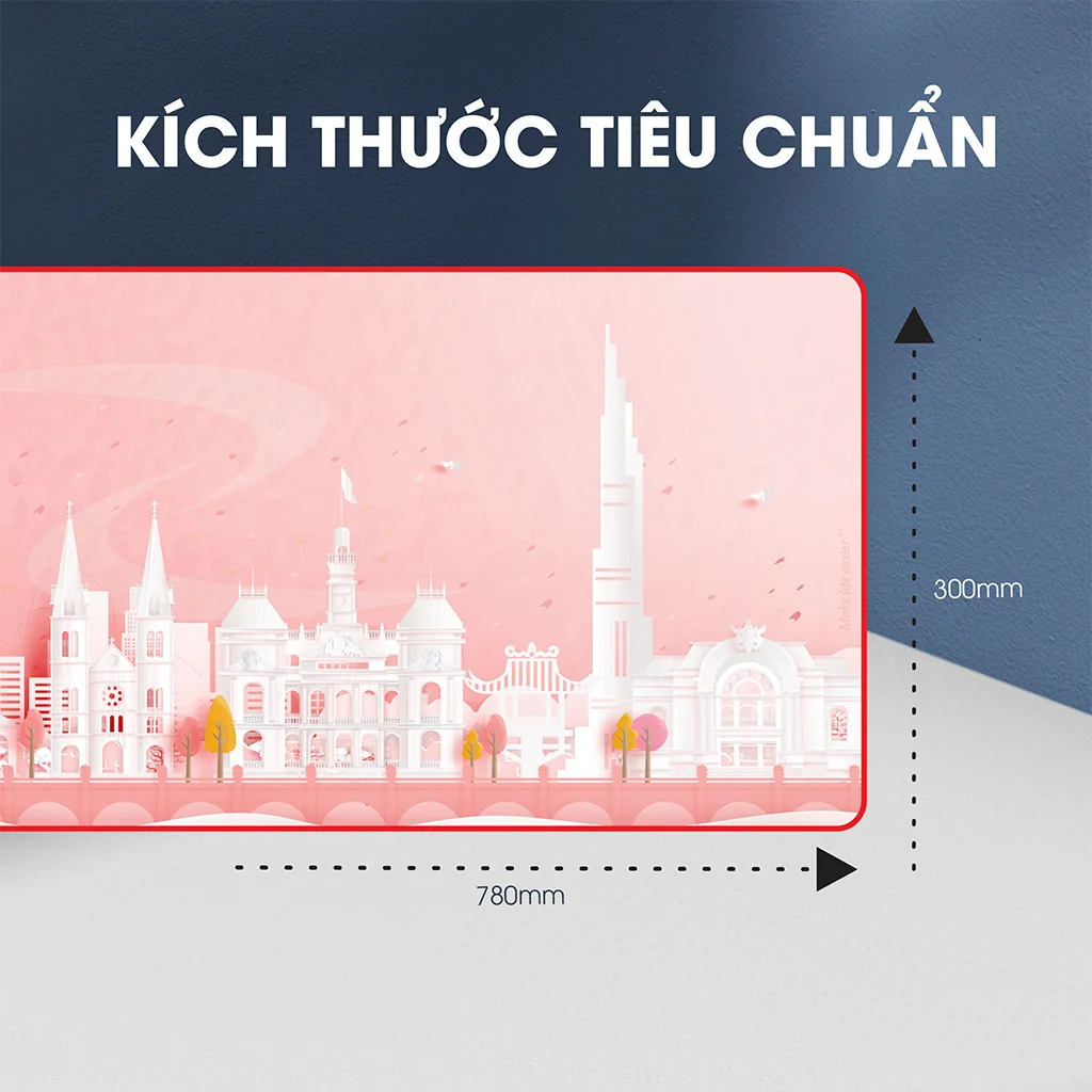 Pad chuột Zadez GP-780P Hồng