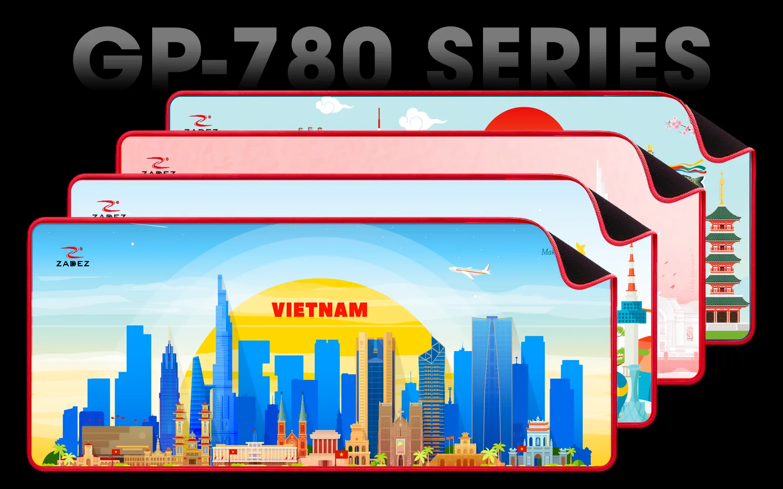 Pad chuột Zadez GP-780P Hồng