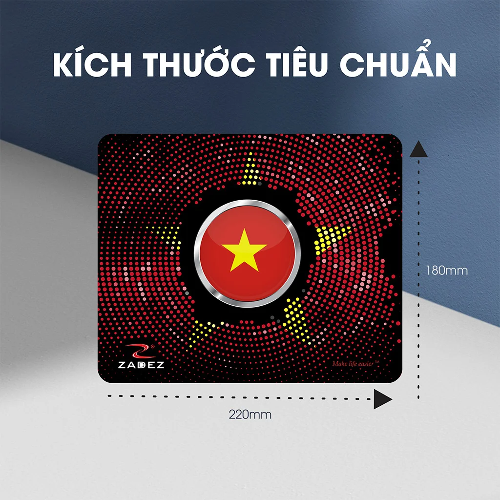 Pad chuột Zadez MP-220V Đỏ