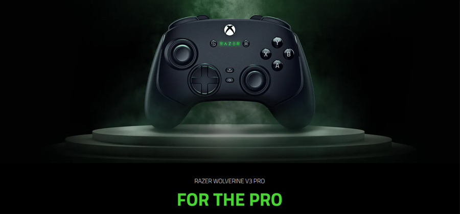 Tay cầm chơi game không dây Razer Wolverine V3 Pro-Xbox Series X/S (RZ06-05200100-R3M1) Màu Đen