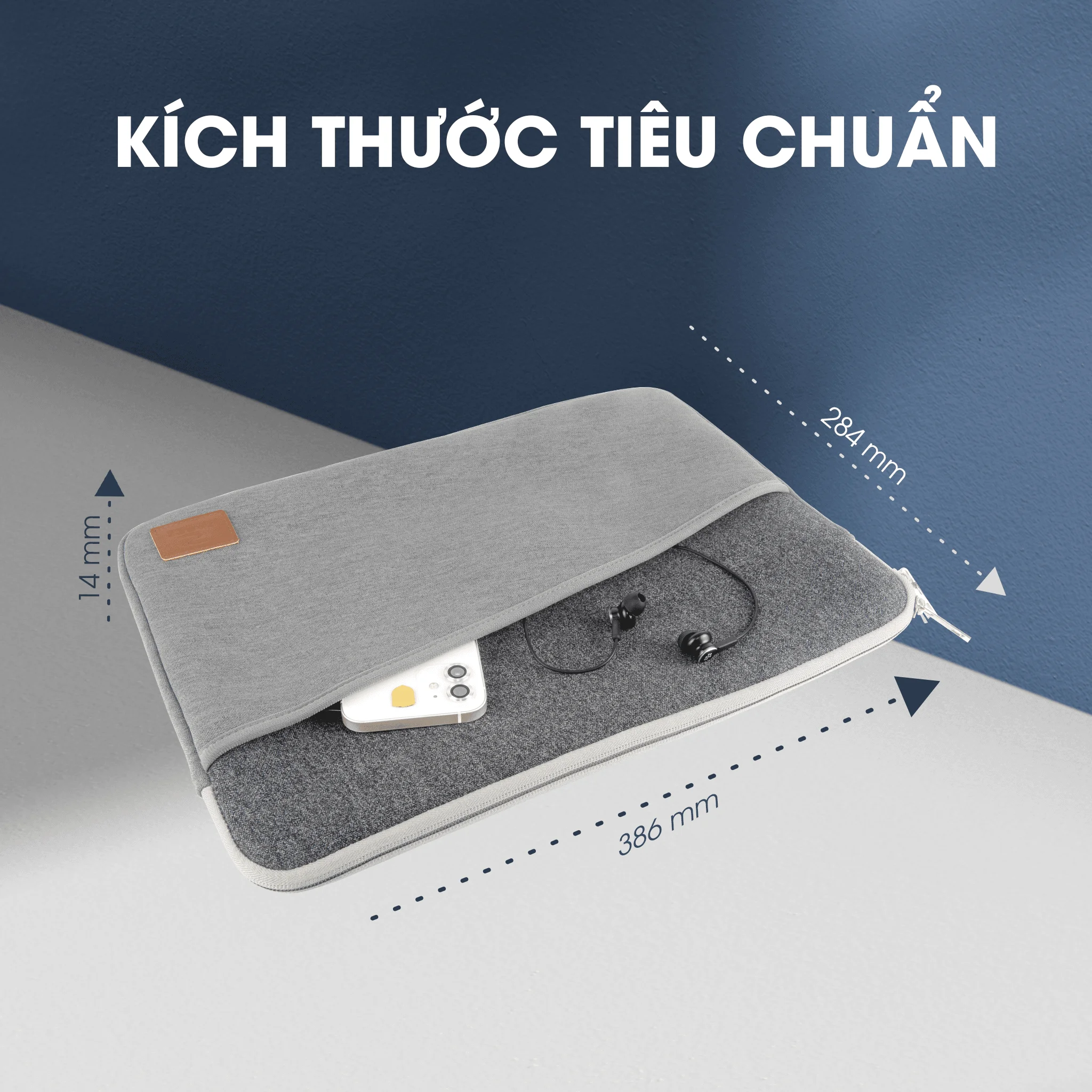 Túi Chống Sốc Zadez ZLC-843 Xám