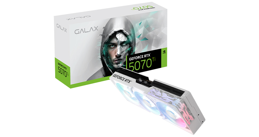 GALAX GeForce RTX 5070 Ti 1-Click OC White 16GB GDDR7