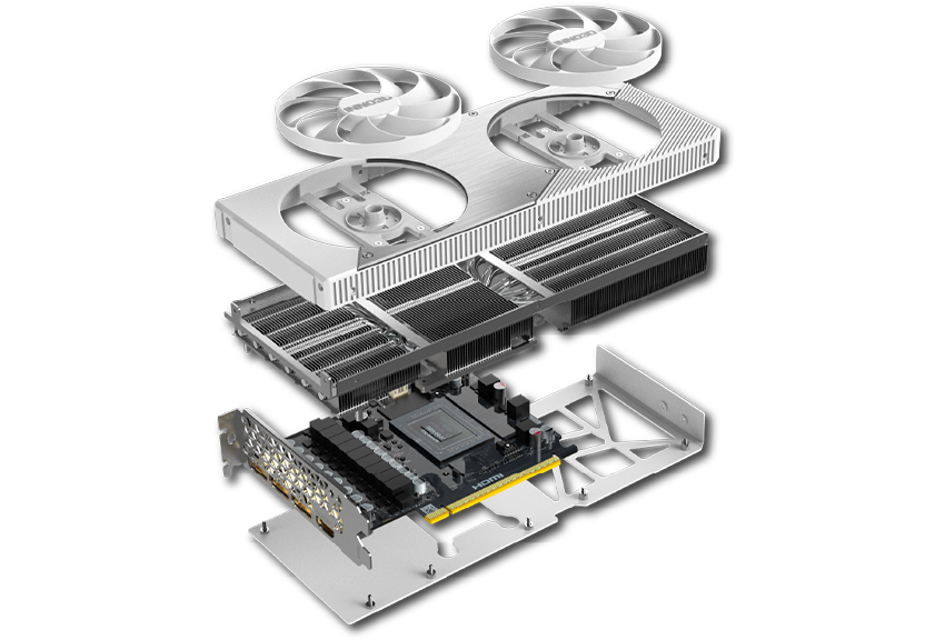 INNO3D GeForce RTX 5070 TWIN X2 OC WHITE 12GB GDDR7