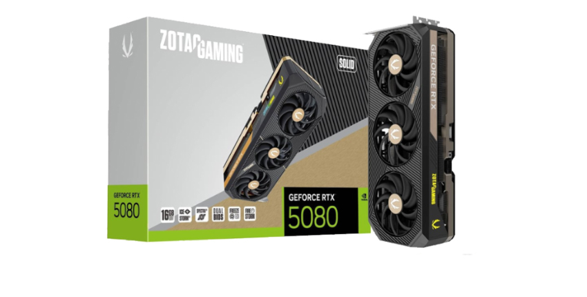 ZOTAC GAMING GeForce RTX 5080 SOLID