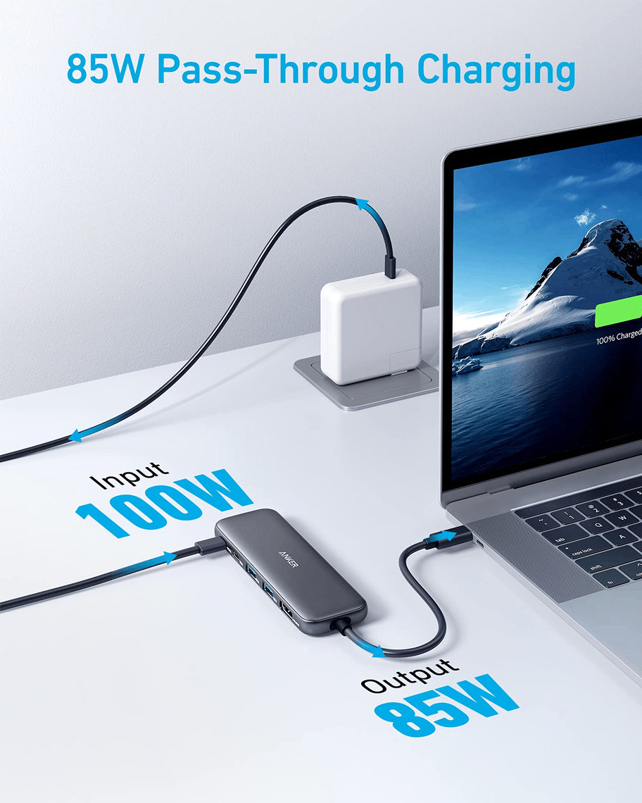 Bộ Chuyển Đổi Anker 332 A8355 USB-C Hub 5-in-1