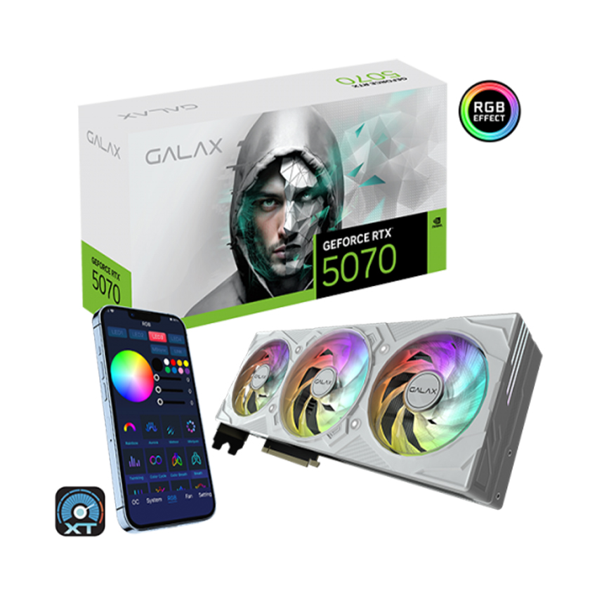 VGA GALAX GeForce RTX 5070 EX Gamer 1-Click OC White