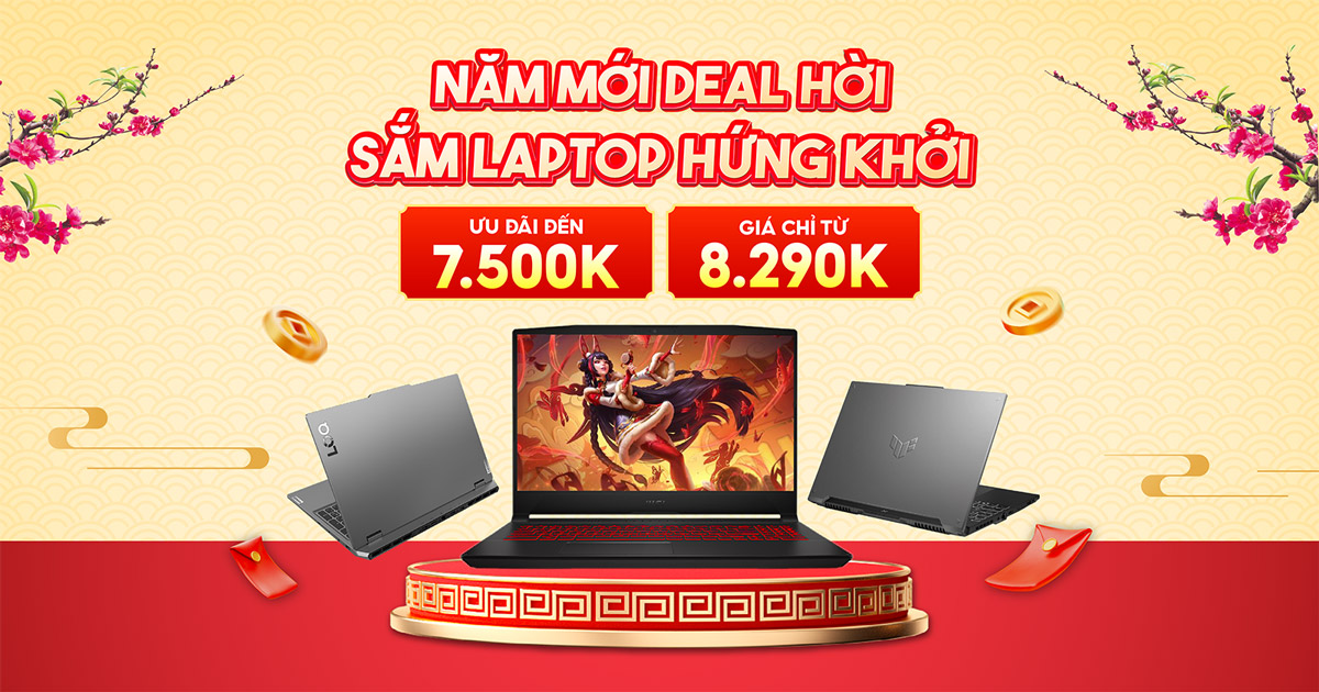 NĂM MỚI DEAL HỜI: Laptop ưu đãi đến 7 triệu | Nguyễn Vũ Store