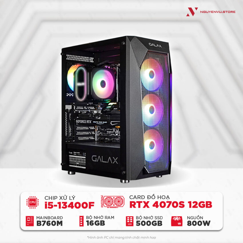 Cấu hình PC gaming i5 13400F RTX 4070 Super giá tốt