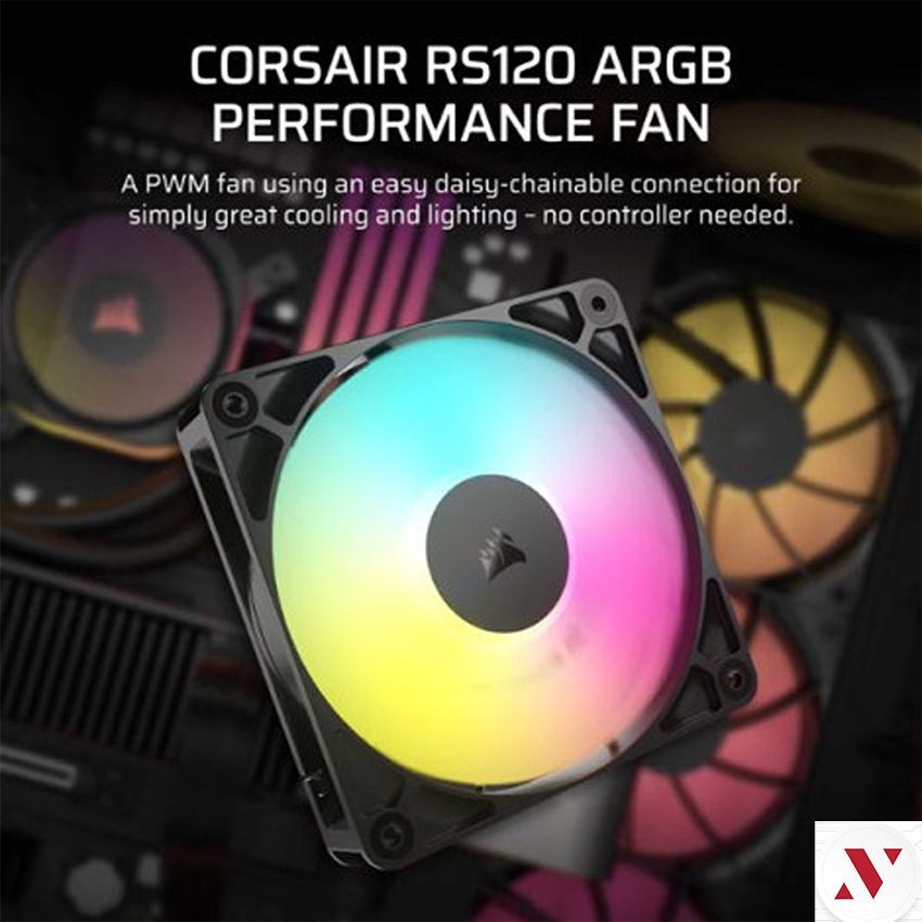 Quạt Máy Tính Corsair RS120 ARGB
