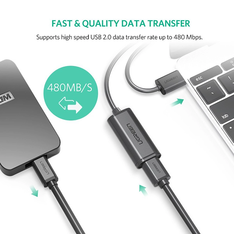 Cáp nối dài Ugreen 10323 USB 2.0