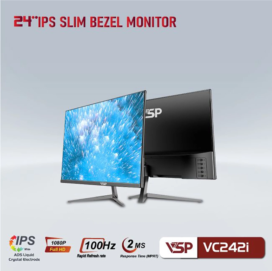 Màn hình VSP VC242i 23.8 inch FHD IPS 100Hz 2ms