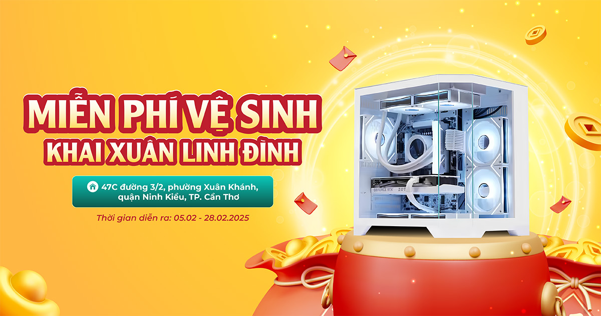 Miễn phí vệ sinh PC tại Nguyễn Vũ Store