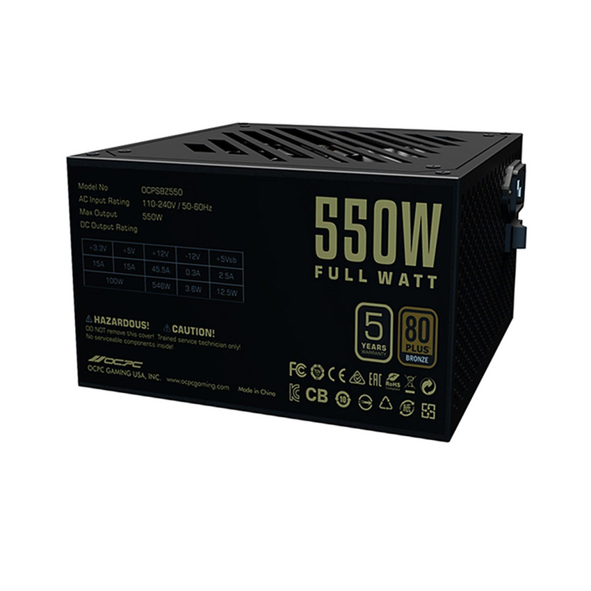 OCPC ENERGIA BZ550 550W Hiệu Suất >80%