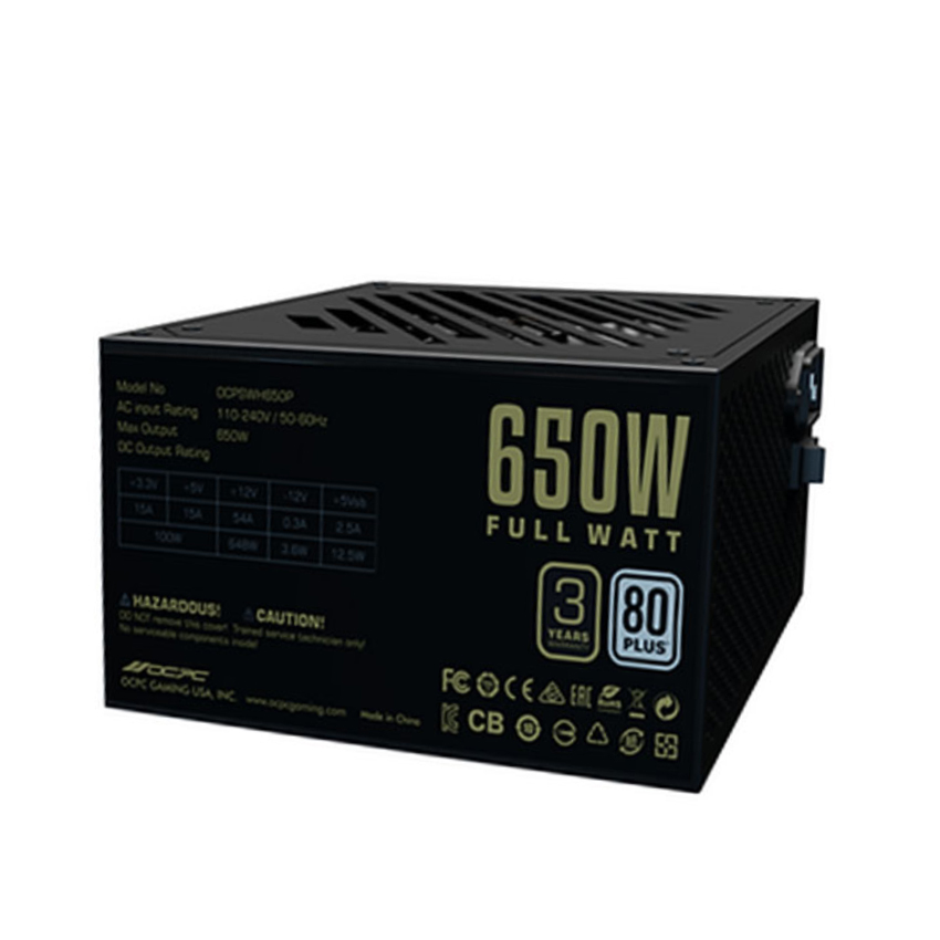 OCPC ENERGIA WH650 650W Hiệu Suất >80%