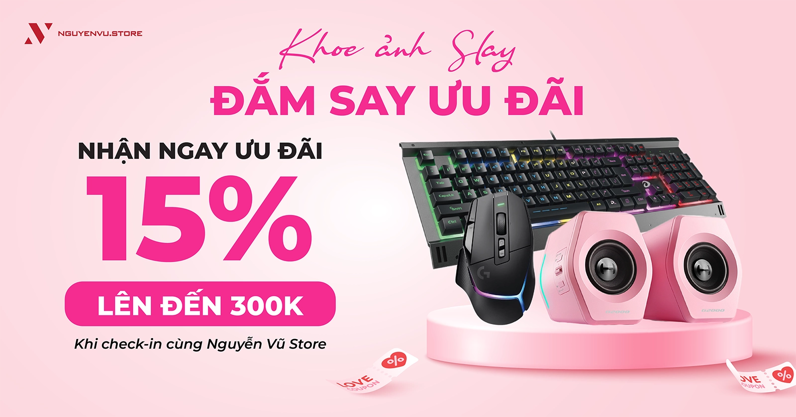 Valentine: Khoe Ảnh Slay - Đắm Say Ưu Đãi