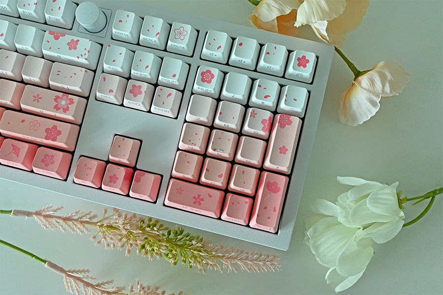 Bàn phím cơ không dây DAREU EK75 PRO – Sakura Pink