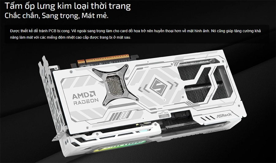 ASRock Radeon RX 9070 XT 16GB: Card đồ họa mạnh mẽ cho game thủ