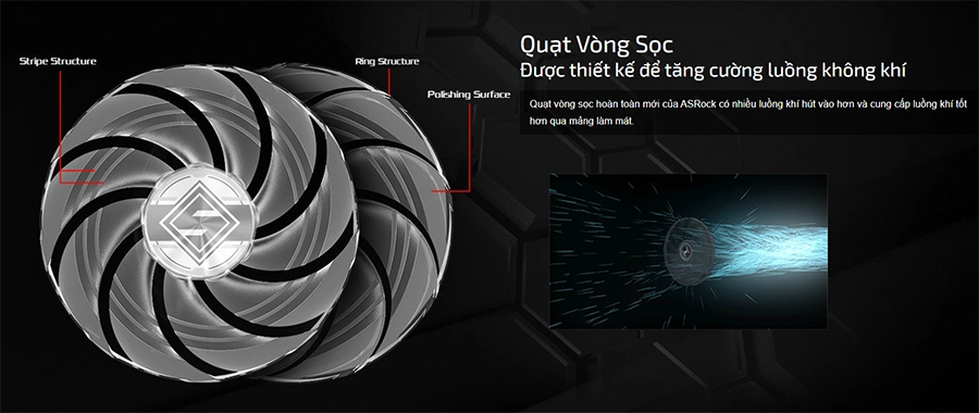 ASRock Radeon RX 9070 XT 16GB: Card đồ họa mạnh mẽ cho game thủ